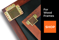 Beehive hardware for wood frames